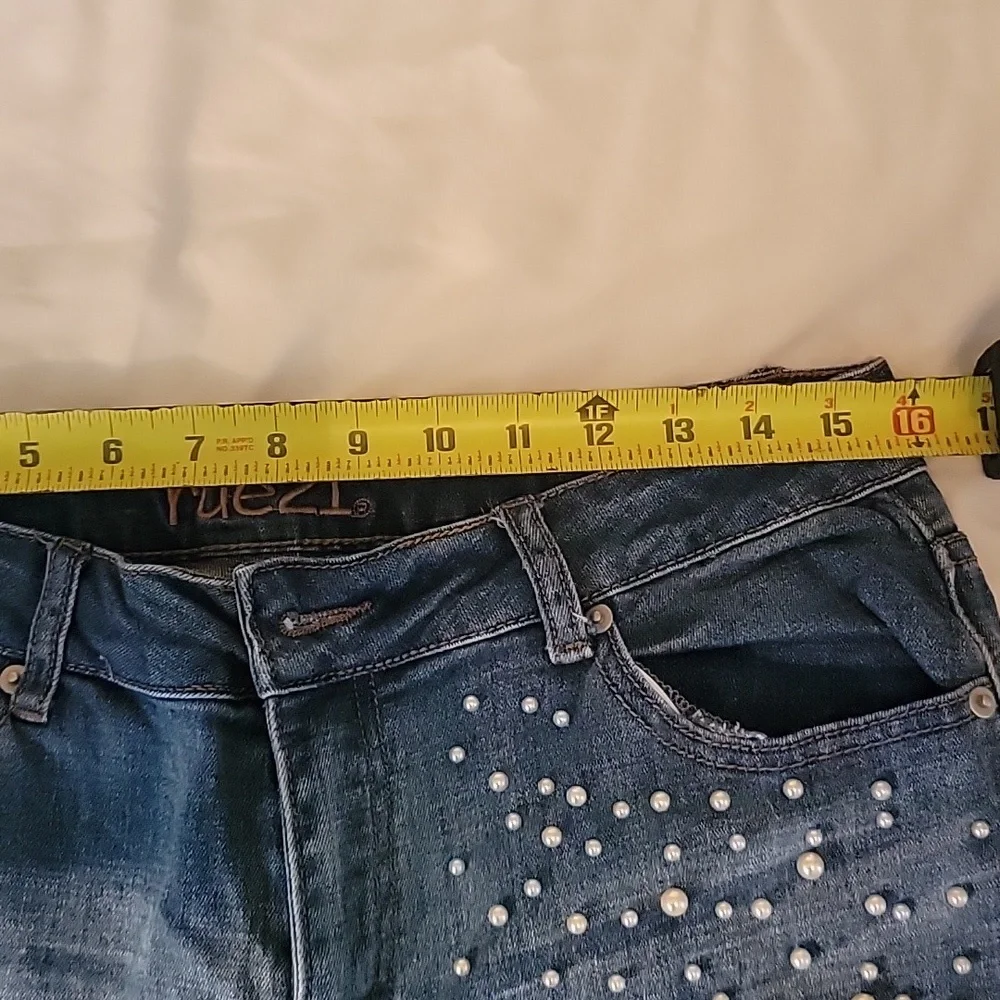 Rue21 pearl skinny jeans size 12 - Picture 6 of 7